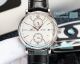 Swiss Replica IWC Portofino Watch White Dial SS Leather Strap 40mm (5)_th.jpg